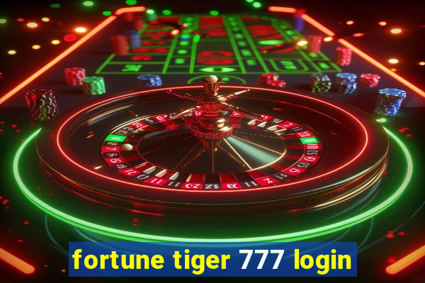 fortune tiger 777 login